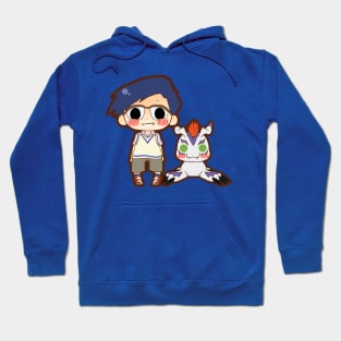 joe & gomamon Hoodie